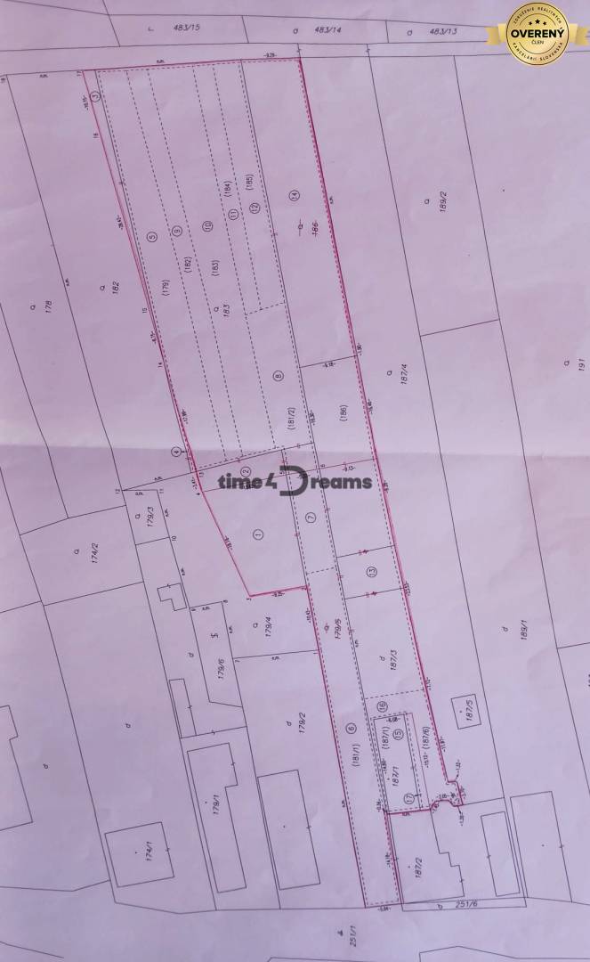 NA PREDAJ investičný stavebný pozemok v obci Malé Chyndice