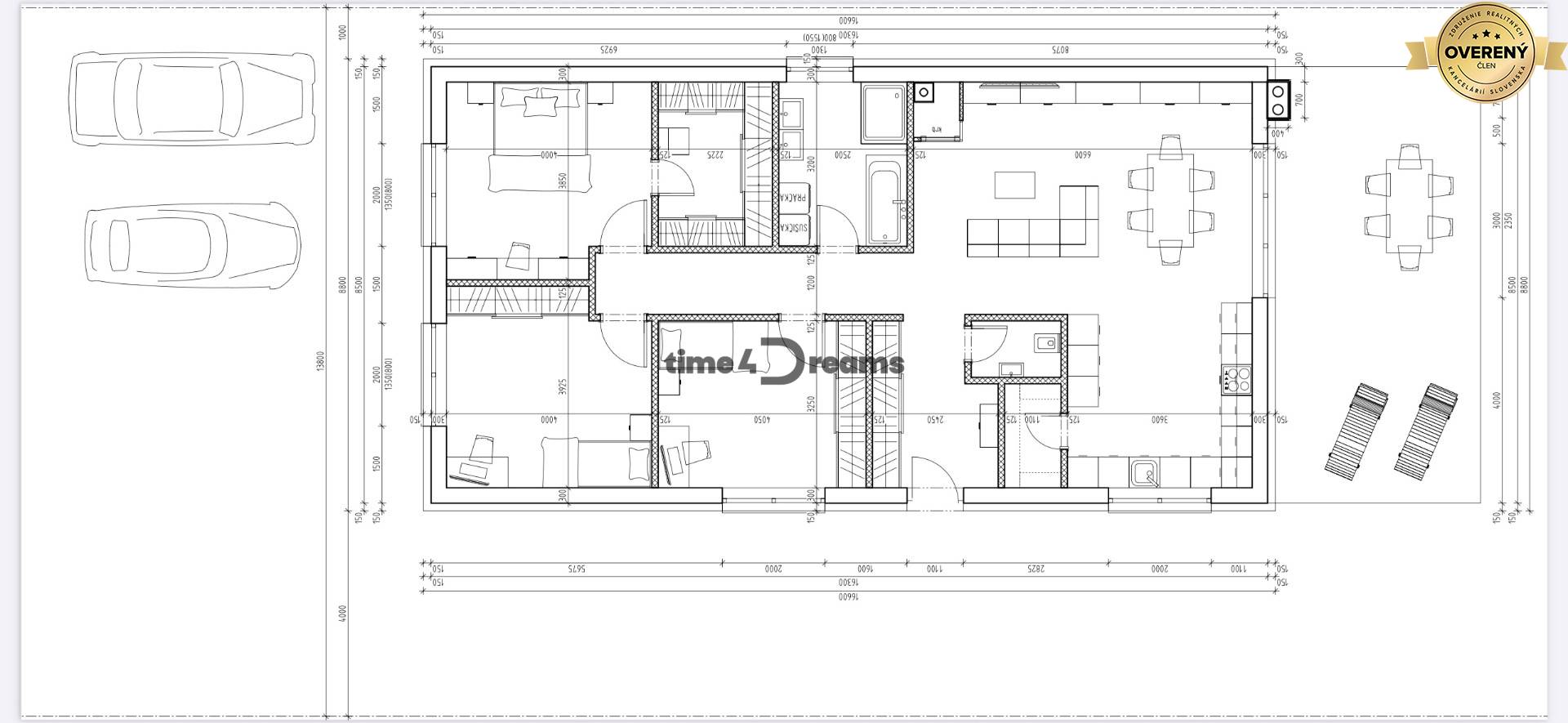 NA PREDAJ 4 izbový dom v obci Ladice