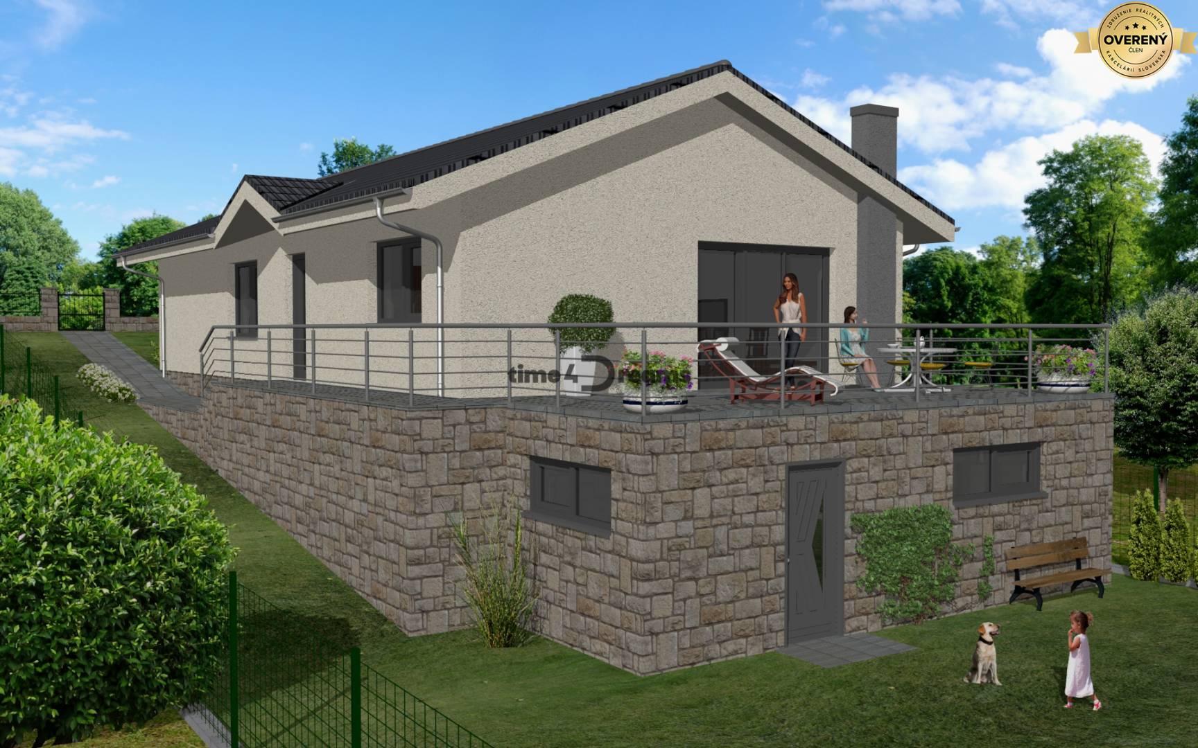 NA PREDAJ 4 izbový dom v obci Ladice