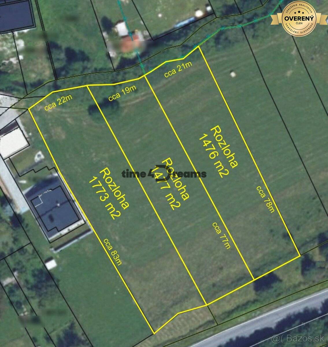 NA PREDAj pozemky na stavbu domov HRIŇOVÁ