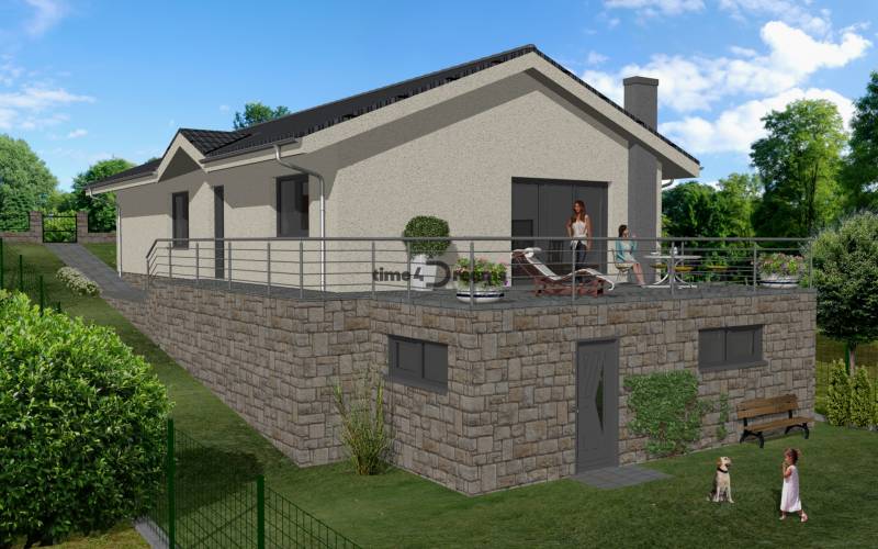 NA PREDAJ 4 izbový dom v obci Ladice